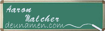 Aaron Malcher Visitenkarte